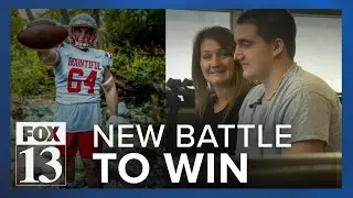 Bountiful football player tackling new opponent after cancer diagnosis
