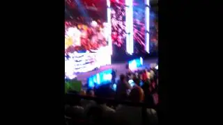 WWE Payback 2015 opening pyro LIVE