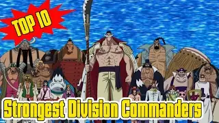 Top 10 Strongest Division Commanders Of The Whitebeard Pirate - One Piece My life