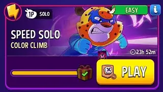 Speed Solo Color Climb Score 2850 Easy Win Trick Match Masters Today's Solo Challenge Complete 💯✅
