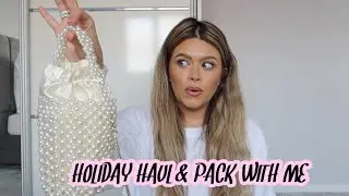 HUGE HOLIDAY HAUL & PACK WITH ME FOR SANTORINI | PAIGE