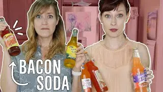 Trying 6 Crazy Soda Flavors | Lester's Fixins