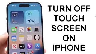 How To Lock Screen/Turn Off Touch Screen On iPhone! (2024)