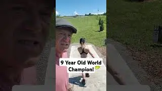 The current FJ8 World Disc Golf Champion, Sarah Wadsworth try to hit the Island in Des Moines