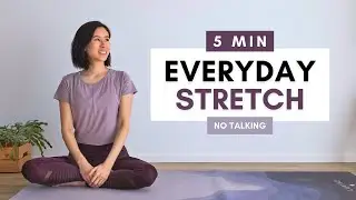 5 MIN EVERYDAY STRETCH - for tight muscles, flexibility & mobility | Jacqui Noel Yoga