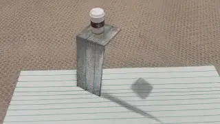 Amazing 3D Table Drawing - How to Draw a 3D Table!