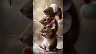 three mouse reaction funny.......& enjoy # short video