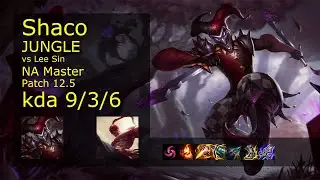 Rank 1 NA Shaco Jungle: Shaco vs Lee Sin