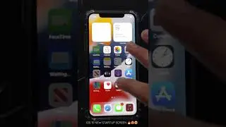 IOS 15 NEW STARTUP SCREEN IS HOT 🥵🔥