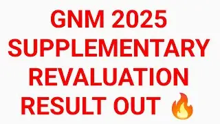 GNM Revaluation Result Out 2025 💥