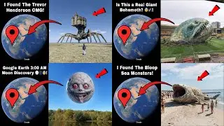 🔥I Found The Scariest 4 Trevor Henderson Creature On Google Earth 🌎!