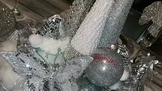 Easy Dollar Tree Christmas Diy/Holiday Glam Table Decor/2018