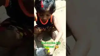 Playing with mud #shorts #villagegirl #viral