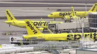 Spirit Airlines Furloughs 1,800 Flight Attendants Amid Bankruptcy Crisis