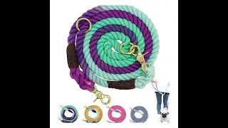 STRONG and SOFT COTTON DOG LEASH FOR DOG LOVERS 😍😍