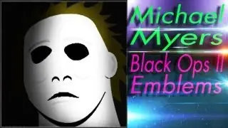 Halloween Michael Myers Emblem Tutorial - Black Ops 2 Emblems