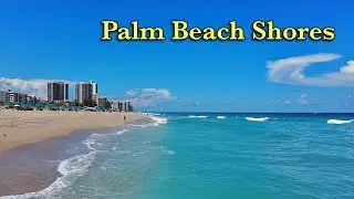 Palm Beach Shores Florida  2022 by Drone 4K.