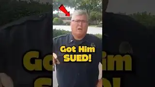 Cop SUED After Illegal Arrest!