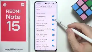 Redmi Note 15: Как отключить звук блокировки экрана