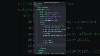 CSS Animation Effects Tutorial  | HTML | CSS #shorts