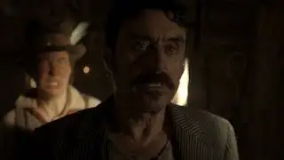 Deadwood S1E2, Al Swearengen scares Jane, Doc and Al talk