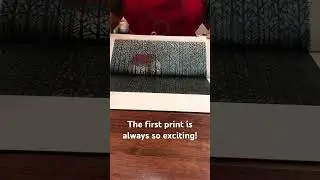 One of the Joys of Lino Printing. #linoprinting #art #artistlife