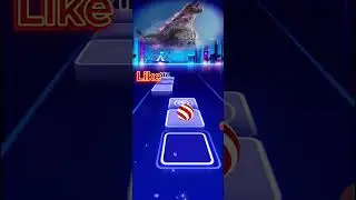 Godzilla vs Lightning Mcqueen🏎️ Tileshop Battle #godzilla #tileshop #shorts