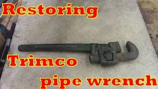 Восстановление трубного ключа Trimco.