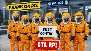 POLICE PRANK | PEST CONTROL 😅 GTA RP - BLESSED ROLEPLAY