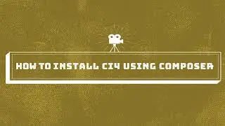 How to Download CodeIgniter 4 using Composer