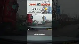 Instant Karma for Impatient Rider 🤦 🤭 #CODC #Funny #Car #Motorcycle #Dashcam #Fail #Viral #Explore
