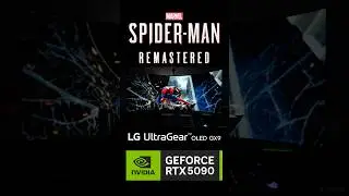 Spider-Man Remastered Helicopter Chase Scene | RTX 5090 Predator Orion 7000 Core Ultra 9 | LG GX9