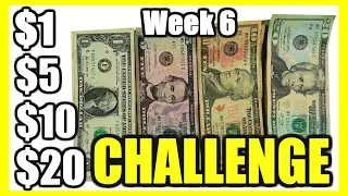 2020 Savings Challenge| The $1, $5, $10, $20 Savings Challenge 2020 | Week 6