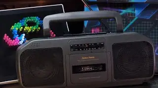 RADICAL Retro 90's Boombox! - RadioShack SCR-53