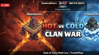 🔴 CLAN GAMES + WAR LIVE | Clash of Clans Hindi Live | COC Shorts Feed Live Stream | TronishPlays