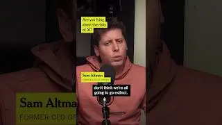 Sam Altman on the dangers of AI two days before being fired from OpenAI. #apocalypse #ai