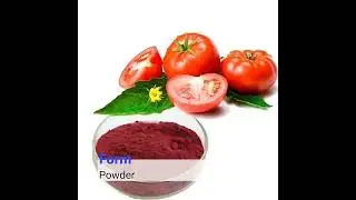 lycopene source tomato extract for pigment, food additive, water soluble, tomato fruit, HPLC