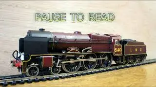 LMS Royal Scot Class 4-6-0 No 6140 Hector in LMS Maroon Livery. Rivarossi HO Gauge model.