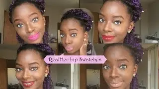 #RealHer Moisturizing Lipsticks swatches