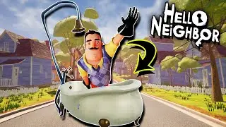 The Neighbor is a BATHTUB | Hello Neighbor Mod