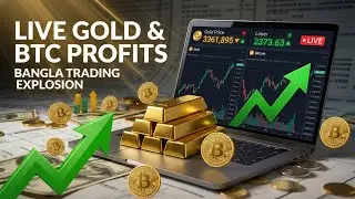 LIVE Gold & BTC Trading 🔥 | আজ Profit হবে? | Bangla Live