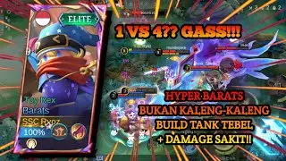 CARRY TIM SENDIRI! Hyper Barats Bukan Kaleng-Kaleng! | Build Tank Tebel + Damage Sakit?!!