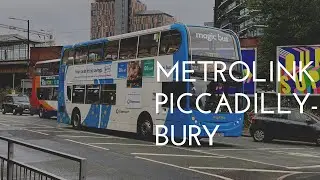 Full route Metrolink replacement Manchester Piccadilly-bury stagecoach Manchester