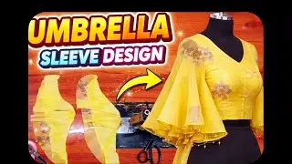 Umbrella Sleeve Design Cutting and stitching, Tailoring Tips