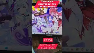 Best FHD Monitor Under ₹3500? 🤯 (Zebronics 22