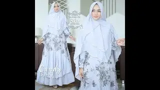 MODEL BAJU GAMIS KOMBINASI BROKAT TERBARU CANTIK ELEGANT STYLISH 2018 2019