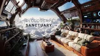 Cloudscape Sanctuary | Relaxing Room with Meditative Music & Dreamy Sky View