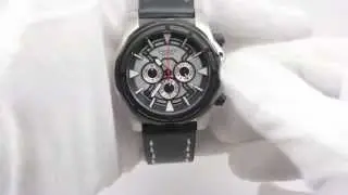 TC-1010-01 Timecode Suez 1869 Leather Chronograph with Screw-down Crown
