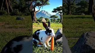 TIGER Becomes The Little Rabbit's HERO 🐇🐯 #aivideo