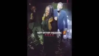 Kyrie Irving getting paid 460k to party with his sister